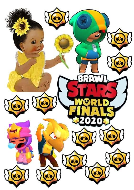 Imagine comestibila, vafa, format A4, Brawl Stars - Nati Shop