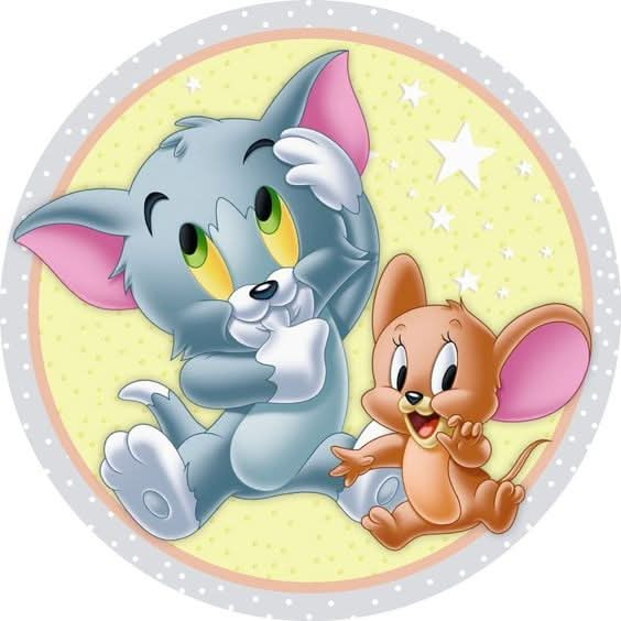 Imagine comestibila, vafa, format A4, Tom si Jerry - Nati Shop